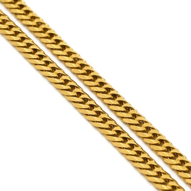 喜平 KIHEI K18 18金 60.5cm 20.2g 6面 ダブル W イエローゴールド K18YG ネックレス 造幣局検定マーク ※ショッピングローン対応していません