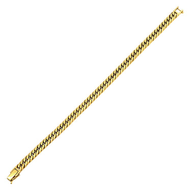 喜平 KIHEI K18 18金 18.8cm 19.7g 6面ダブル W イエローゴールド K18YG ブレスレット 造幣局検定マーク ※ショッピングローン対応していません
