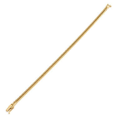 喜平 KIHEI K18 18金 17.3cm 5.0g 8面トリプル イエローゴールド K18YG ブレスレット 造幣局検定マーク ショッピングローン対応していません