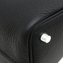 エルメス HERMES ピコタンロック 18 PM ブラック トリヨンクレマンス ハンドバッグ シルバー金具 黒 2024年製