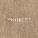 エルメス HERMES レクトヴェルソ マロングラッセ×クレ カシミヤ マフラー 新品 未使用 リバーシブル フリンジ ロゴ刺繍