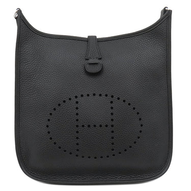 エルメス HERMES エヴリン3 PM ブラック トリヨンクレマンス ショルダーバッグ シルバー金具 黒 エブリン 2024年製