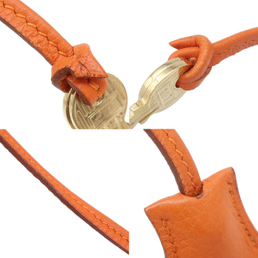 エルメス HERMES ケリー32 内縫い オレンジ トゴ 2WAYバッグ ゴールド金具 ショルダー