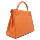 エルメス HERMES ケリー32 内縫い オレンジ トゴ 2WAYバッグ ゴールド金具 ショルダー