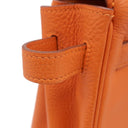 エルメス HERMES ケリー32 内縫い オレンジ トゴ 2WAYバッグ ゴールド金具 ショルダー