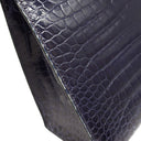 エルメス HERMES ケリー28 外縫い ブルーアンクル ポロサス 2WAYバッグ ゴールド金具 青 クロコ ショルダー