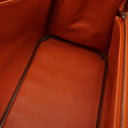 エルメス HERMES バーキン30 オレンジ ニロティカス ハンドバッグ シルバー金具 クロコ