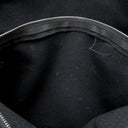 エルメス HERMES フールトゥ バザス ブラック×グレー キャンバス ショルダーバッグ シルバー金具 黒 グレー