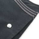 エルメス HERMES フールトゥ バザス ブラック×グレー キャンバス ショルダーバッグ シルバー金具 黒 グレー