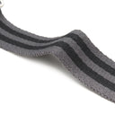 エルメス HERMES フールトゥ バザス ブラック×グレー キャンバス ショルダーバッグ シルバー金具 黒 グレー