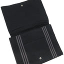 エルメス HERMES フールトゥ バザス ブラック×グレー キャンバス ショルダーバッグ シルバー金具 黒 グレー