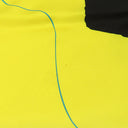 エルメス HERMES カレ90 CARRE イエロー×ブラック シルク スカーフ 【LE MONDE EST 1 FLEUVE/世界は1つの川】