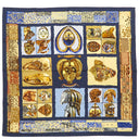 エルメス HERMES カレ90 CARRE ネイビー×マルチカラー シルク スカーフ 【PERSONA/ペルソナ】