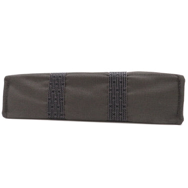 エルメス HERMES エールライントート MM グレー キャンバス トートバッグ シルバー金具 鍵・カデナ欠品