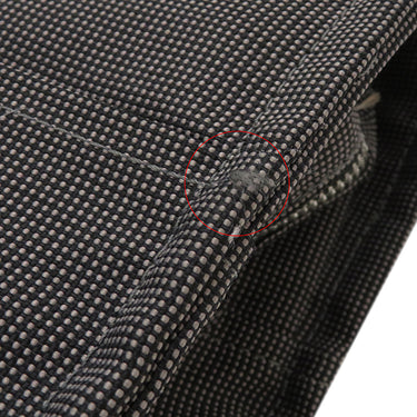 エルメス HERMES エールライントート MM グレー キャンバス トートバッグ シルバー金具 鍵・カデナ欠品