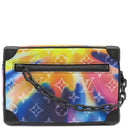 ルイヴィトン LOUIS VUITTON ミニ ソフトトランク M80952 マルチカラー レザー モノグラムサンセットキャンバス ショルダーバッグ マットブラック金具 シルバー金具