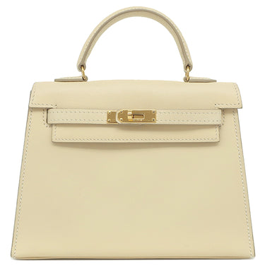 エルメス HERMES ミニミニケリー15 パルシュマン スイフト 2WAYバッグ ゴールド金具 アイボリー クリーム ショルダー