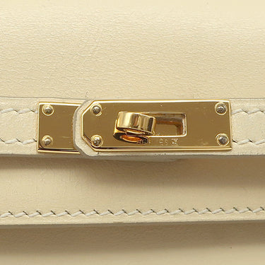 エルメス HERMES ミニミニケリー15 パルシュマン スイフト 2WAYバッグ ゴールド金具 アイボリー クリーム ショルダー
