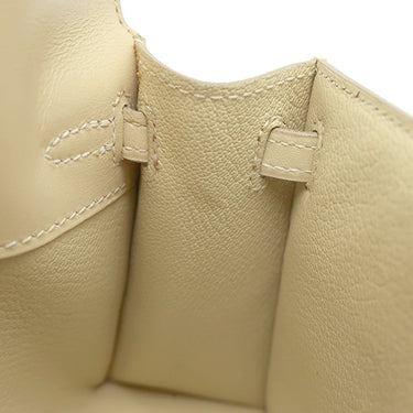 エルメス HERMES ミニミニケリー15 パルシュマン スイフト 2WAYバッグ ゴールド金具 アイボリー クリーム ショルダー