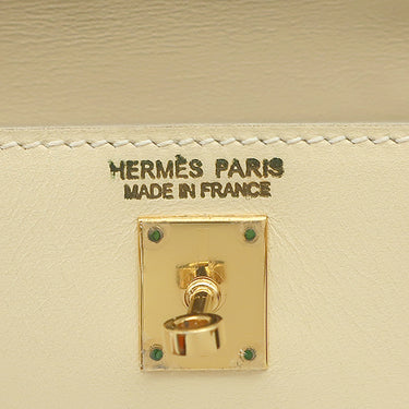 エルメス HERMES ミニミニケリー15 パルシュマン スイフト 2WAYバッグ ゴールド金具 アイボリー クリーム ショルダー