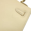 エルメス HERMES ミニミニケリー15 パルシュマン スイフト 2WAYバッグ ゴールド金具 アイボリー クリーム ショルダー