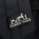 エルメス HERMES エールライン カバス グレー キャンバス トートバッグ シルバー金具