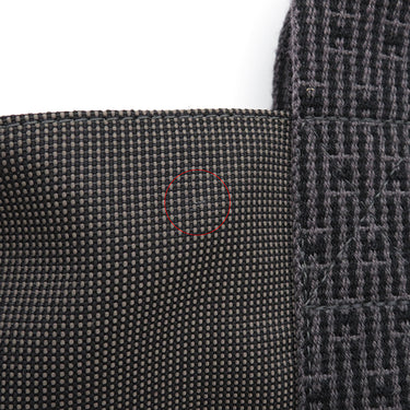 エルメス HERMES エールライン カバス グレー キャンバス トートバッグ シルバー金具