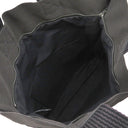 エルメス HERMES エールライン カバス グレー キャンバス トートバッグ シルバー金具