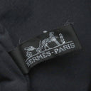 エルメス HERMES エールライン カバス グレー キャンバス トートバッグ シルバー金具