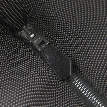 エルメス HERMES エールライン カバス グレー キャンバス トートバッグ シルバー金具