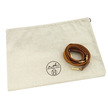 エルメス HERMES エヴリン3 PM ゴールド トリヨンクレマンス ショルダーバッグ ゴールド金具 茶