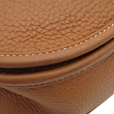 エルメス HERMES エヴリン3 PM ゴールド トリヨンクレマンス ショルダーバッグ ゴールド金具 茶