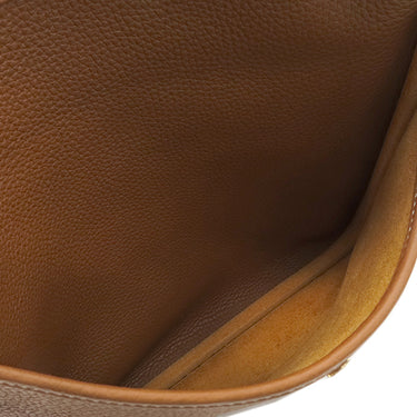 エルメス HERMES エヴリン3 PM ゴールド トリヨンクレマンス ショルダーバッグ ゴールド金具 茶