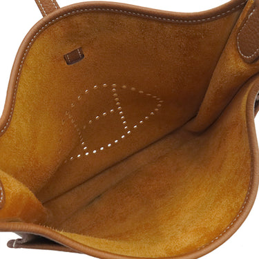 エルメス HERMES エヴリン3 PM ゴールド トリヨンクレマンス ショルダーバッグ ゴールド金具 茶