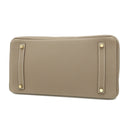 エルメス HERMES バーキン35 エトゥープ トゴ ハンドバッグ ゴールド金具 グレージュ