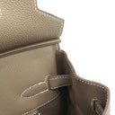 エルメス HERMES バーキン35 エトゥープ トゴ ハンドバッグ ゴールド金具 グレージュ