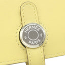 エルメス HERMES ドゴンロング ジョーヌプッサン スイフト 長財布 シルバー金具 黄色