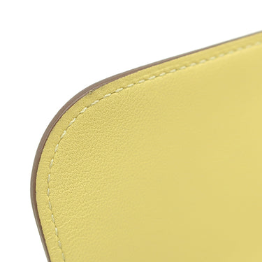 エルメス HERMES ドゴンロング ジョーヌプッサン スイフト 長財布 シルバー金具 黄色