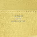 エルメス HERMES ドゴンロング ジョーヌプッサン スイフト 長財布 シルバー金具 黄色