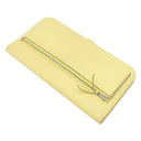 エルメス HERMES ドゴンロング ジョーヌプッサン スイフト 長財布 シルバー金具 黄色