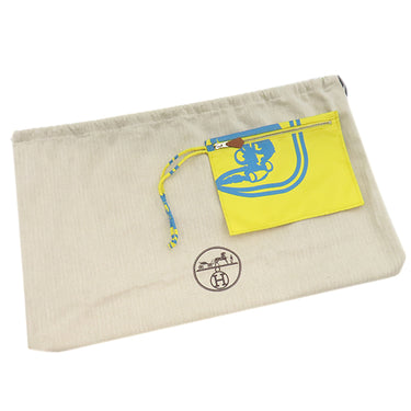 エルメス HERMES シルキーシティMM ジョーヌナプル×ヴェールヴェロネーゼ シルク スイフト ショルダーバッグ シルバー金具 【BRIDES DE GALA/ブリッドドゥガラ】