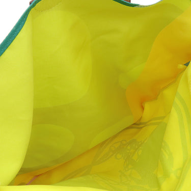 エルメス HERMES シルキーシティMM ジョーヌナプル×ヴェールヴェロネーゼ シルク スイフト ショルダーバッグ シルバー金具 【BRIDES DE GALA/ブリッドドゥガラ】