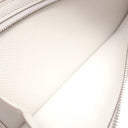 エルメス HERMES ベアンスフレ グリペール ヴォーエプソン 長財布 シルバー金具 白 二つ折り財布