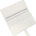 エルメス HERMES ベアンスフレ グリペール ヴォーエプソン 長財布 シルバー金具 白 二つ折り財布