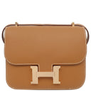 エルメス HERMES コンスタンス3 ミニ ミロワール ゴールド ヴォーエプソン ショルダーバッグ ローズゴールド金具 新品 未使用 茶 PG RG