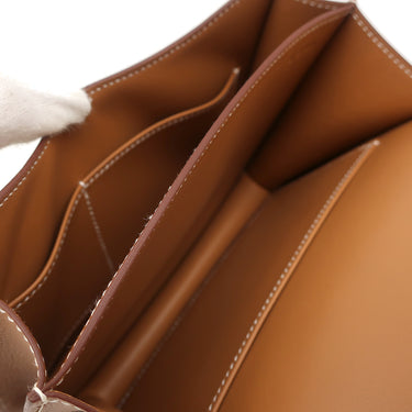 エルメス HERMES コンスタンス3 ミニ ミロワール ゴールド ヴォーエプソン ショルダーバッグ ローズゴールド金具 新品 未使用 茶 PG RG