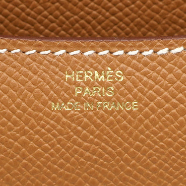 エルメス HERMES コンスタンス3 ミニ ミロワール ゴールド ヴォーエプソン ショルダーバッグ ローズゴールド金具 新品 未使用 茶 PG RG