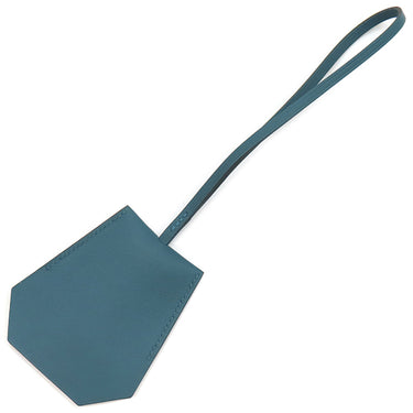 エルメス HERMES クロシェット 2024 イヤーズギフト ブルー系 スイフト キーリング シルバー金具 青