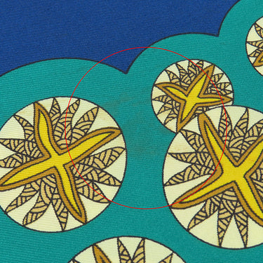 エルメス HERMES カレ90 CARRE ネイビー×グリーン シルク スカーフ 【LE ROY SOLEIL/太陽王】