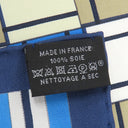 エルメス HERMES カレ90 CARRE マリン×ゴールド×クレーム シルク スカーフ 【Voltes et Pirouettes/ヴォルト エ ピルエット】